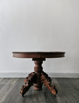 Rollable Dining Table, Germany, 1890s-FW-1770363