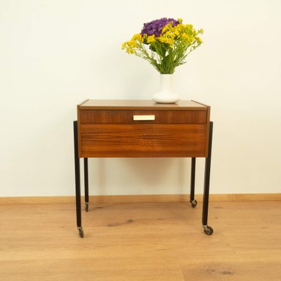 Rollable Sewing Box in Walnut and Beech, 1960s-PRK-2004533