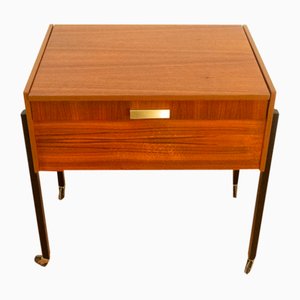 Rollable Sewing Box in Walnut and Beech, 1960s-PRK-2004533