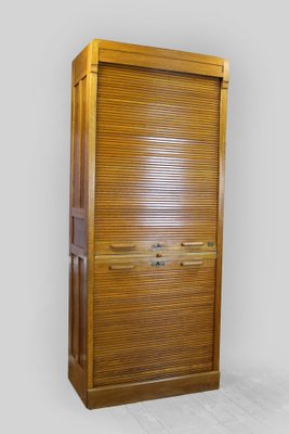 Roller Shutter Filing Cabinet from Jerry, USA, 1930s-WVS-1233675