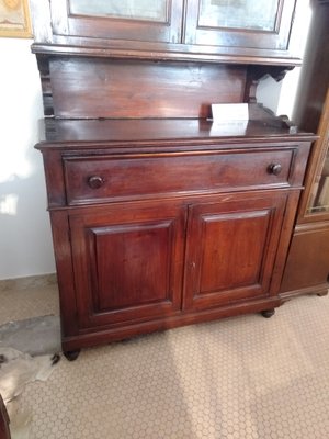 Romagna Showcase in Walnut Stained Fir, 1920s / 30s-ZFY-1193903