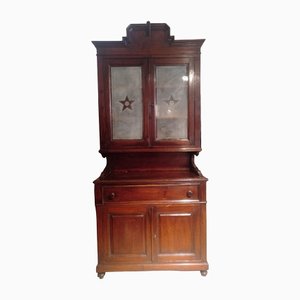 Romagna Showcase in Walnut Stained Fir, 1920s / 30s-ZFY-1193903