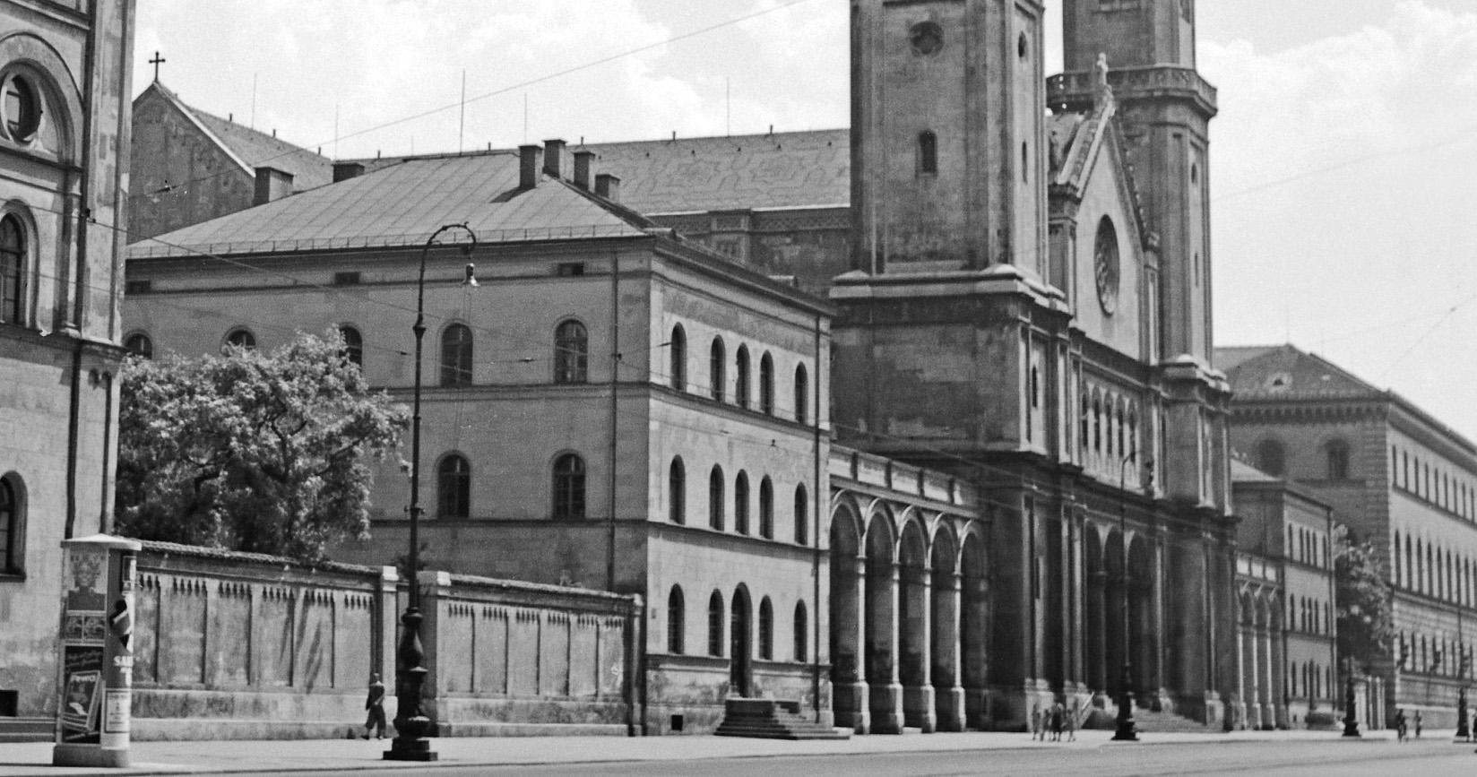 Roman Catholic St. Ludwig's Church at Munich, Germany, 1937