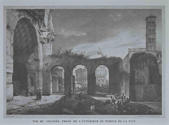 Roman Temples, Print, Early 20th-Century, Set of 6-ZCI-1163530