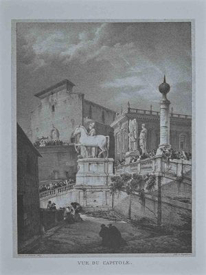 Roman Temples, Print, Early 20th-Century, Set of 6-ZCI-1163530