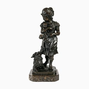 Romantic Artist, Figurative Sculpture, 20th Century, Bronze-WFS-1817081