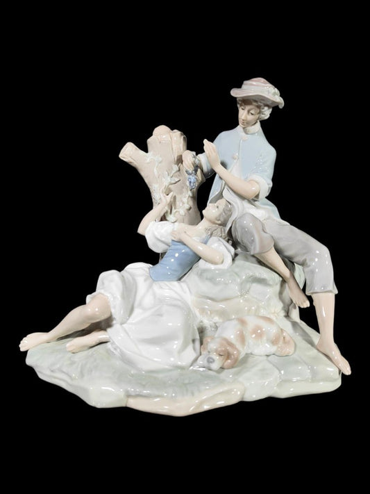 Romantic Porcelain Sculpture from Lladro, 1970s