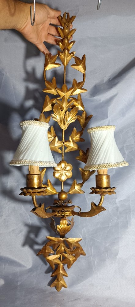 Romantic Regency Wall Light, 1930s