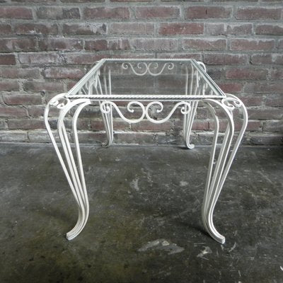 Romantic Style Bedroom Table & Chairs, 1960s, Set of 3-TL-738850