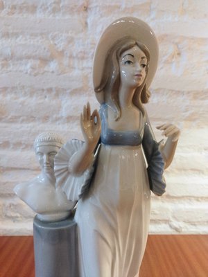 Romantic Style Porcelain Figure by Piezzas, 1960s-QY-1818428