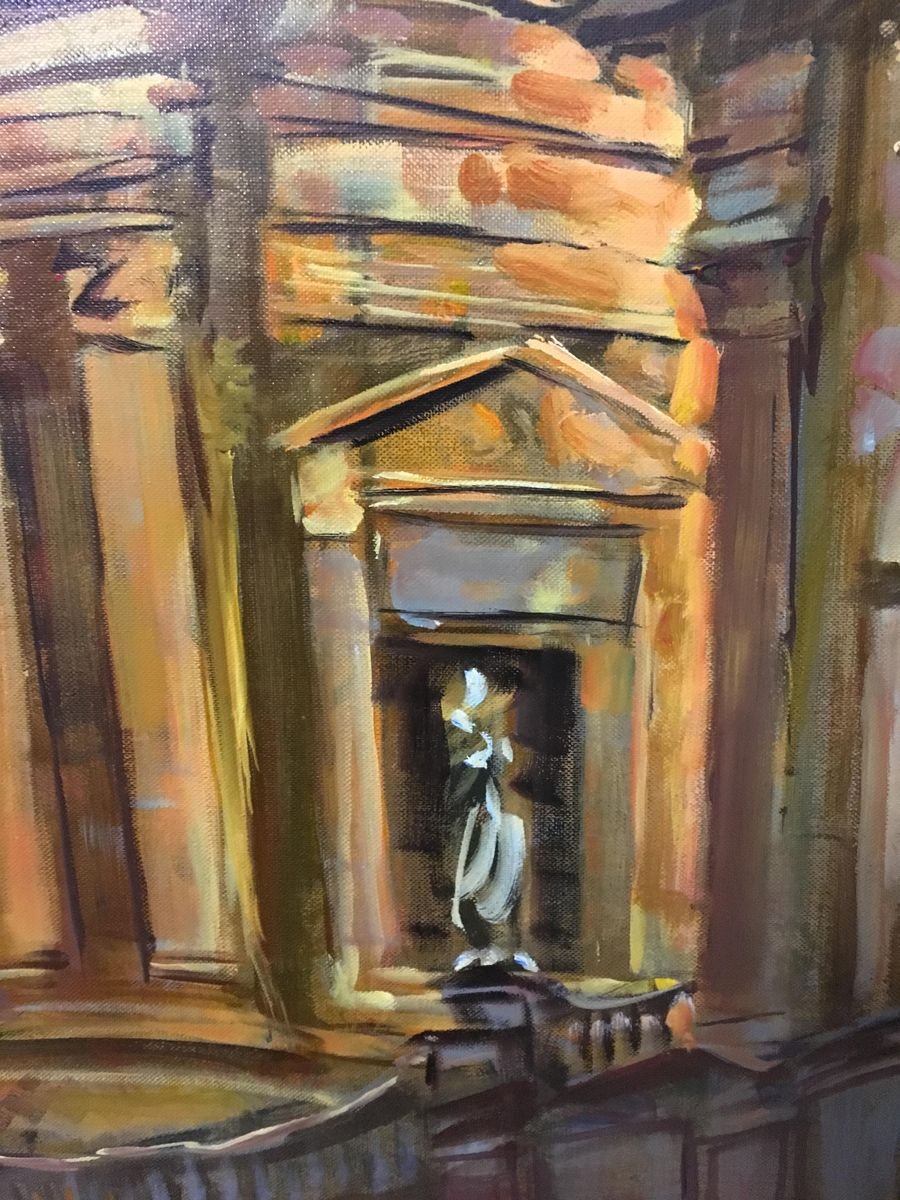 Rome - Saint Peters Church - Oil on Canvas