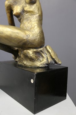 Romeo Biagio, Nude, 1996, Bronze & Wood-RCE-1440650