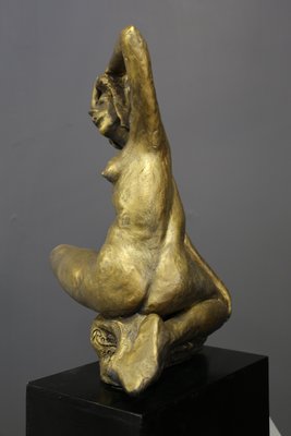 Romeo Biagio, Nude, 1996, Bronze & Wood-RCE-1440650