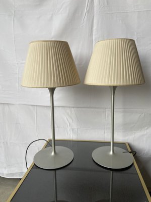 Romeo Soft T-1 Table Lamps by Philippe Starck for Flos, 1998, Set of 2-PTH-1432081