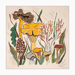 Romina Milano, Wild Mushroom Harvest, 2023, Acrylic on Paper-RWC-1772900