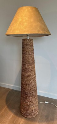 Rope Floor Lamp in the style of Audoux Minet, 1950s-BA-1622476