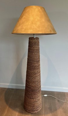 Rope Floor Lamp in the style of Audoux Minet, 1950s-BA-1622476