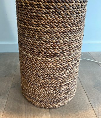 Rope Floor Lamp in the style of Audoux Minet, 1950s-BA-1622476