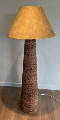 Rope Floor Lamp in the style of Audoux Minet, 1950s-BA-1622476