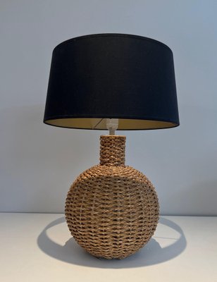 Rope Lamp in the style of Audoux Minet, 1970s-BA-1622471