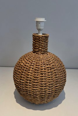 Rope Lamp in the style of Audoux Minet, 1970s-BA-1622471