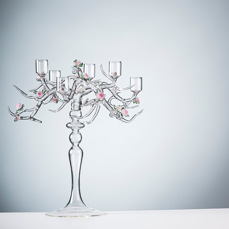 Rose Candelabra by Simone Crestani