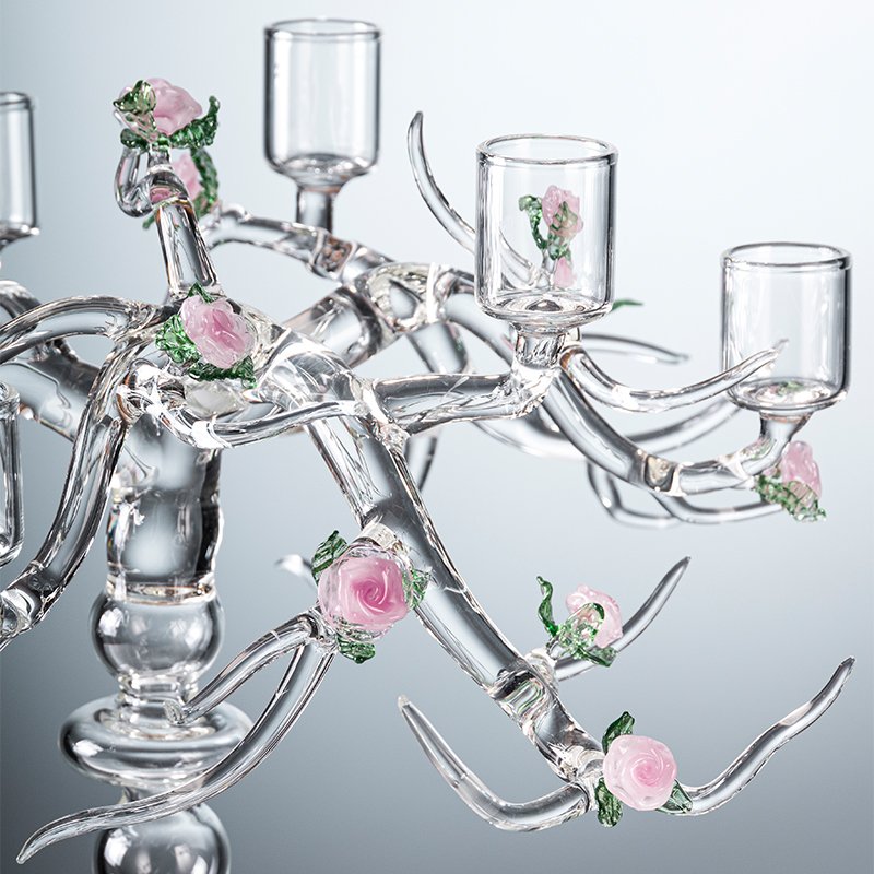 Rose Candelabra by Simone Crestani