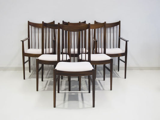 Rosewood 422 Dining Chairs by Arne Vodder for Sibast, 1960s, Set of 6