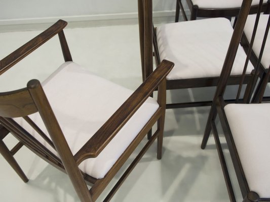 Rosewood 422 Dining Chairs by Arne Vodder for Sibast, 1960s, Set of 6-ZYF-857759