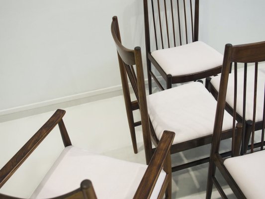 Rosewood 422 Dining Chairs by Arne Vodder for Sibast, 1960s, Set of 6-ZYF-857759