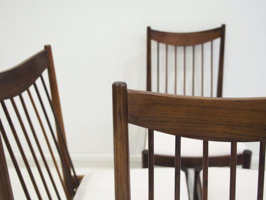 Rosewood 422 Dining Chairs by Arne Vodder for Sibast, 1960s, Set of 6-ZYF-857759