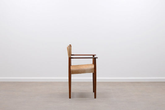 Rosewood and Cow Hide Chair by Kurt Østervig for Sibast, 60s Denmark.