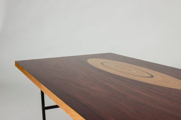 Rosewood and Inlaid Wood Coffee Table by Tapio Wirkkala for Asko-NL-749286