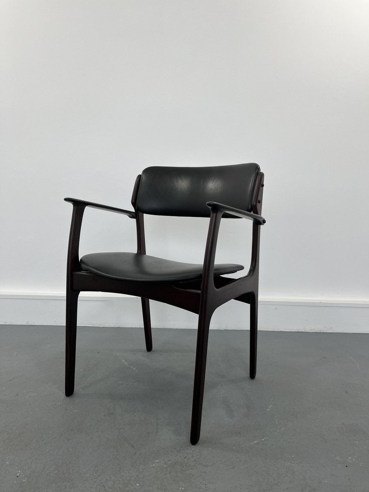 Rosewood Armchair by Erik Buch for O.D. Møbler, 1960s