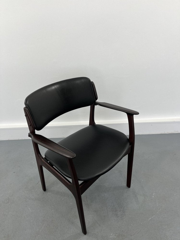 Rosewood Armchair by Erik Buch for O.D. Møbler, 1960s