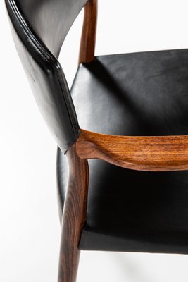 Rosewood Armchairs by Aksel Bender Madsen & Ejner Larsen for Willy Beck, 1952, Set of 2-SC-753381