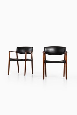 Rosewood Armchairs by Aksel Bender Madsen & Ejner Larsen for Willy Beck, 1952, Set of 2-SC-753381