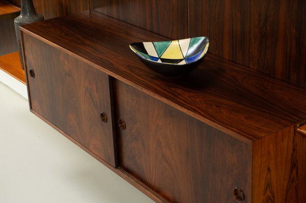 Rosewood BO71 Wall Shelf by Finn Juhl for Bovirke, 1960s-AO-978693