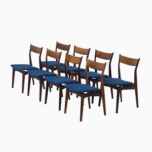 Rosewood by Dining Chairs H.P. Hansen Møbelindustri, Denmark, Set of 8-YS-1015559