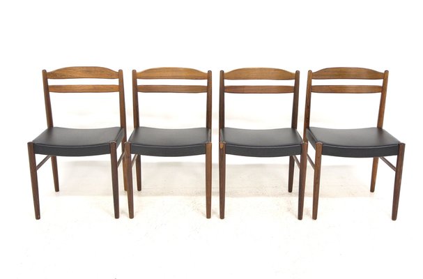 Rosewood Chairs by Albin Johansson & Söner, Sweden, 1960s, Set of 4-GEK-1783641