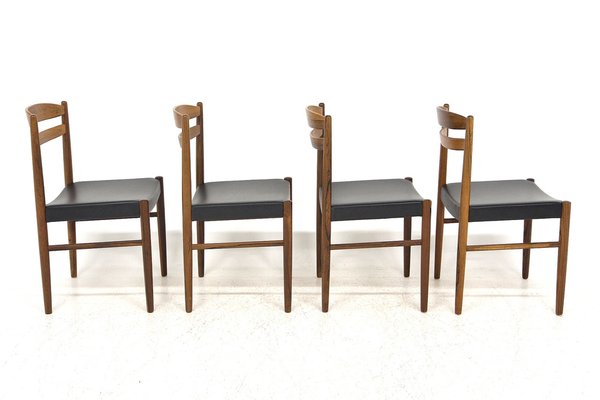 Rosewood Chairs by Albin Johansson & Söner, Sweden, 1960s, Set of 4-GEK-1783641