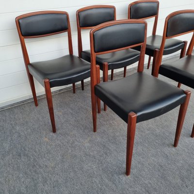 Rosewood Chairs from NF, 1970s, Set of 5-GSF-1066584