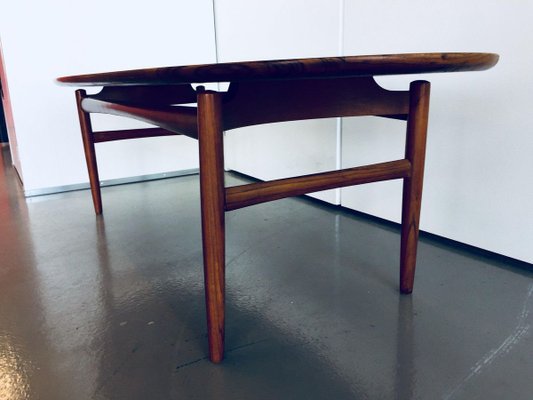 Rosewood Coffee Table by Brode Blindheim, 1960s-WSA-831296