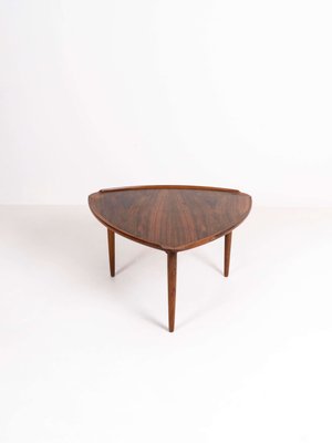 Rosewood Coffee Table by Poul Jensen for Silkeborg, Denmark, 1950s-UQV-1150853