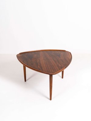 Rosewood Coffee Table by Poul Jensen for Silkeborg, Denmark, 1950s-UQV-1150853