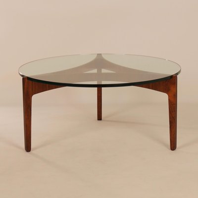 Rosewood Coffee Table by Sven Ellekaer for Christian Linneberg Mobelfabrik, 1960s-ZT-604286