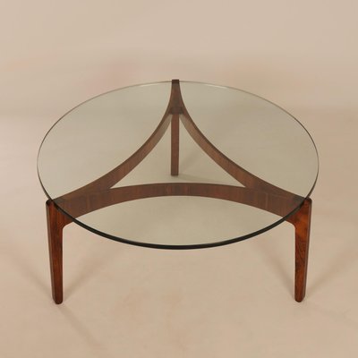 Rosewood Coffee Table by Sven Ellekaer for Christian Linneberg Mobelfabrik, 1960s-ZT-604286