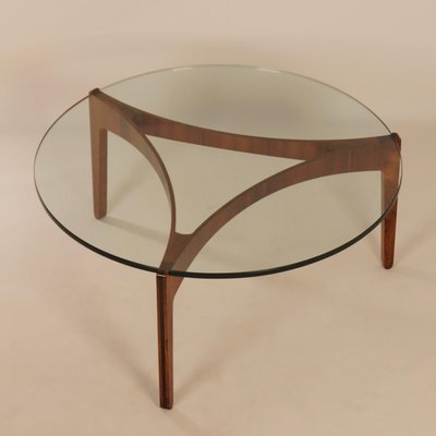 Rosewood Coffee Table by Sven Ellekaer for Christian Linneberg Mobelfabrik, 1960s-ZT-604286