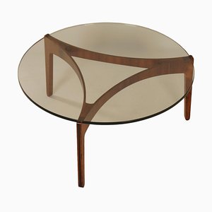 Rosewood Coffee Table by Sven Ellekaer for Christian Linneberg Mobelfabrik, 1960s-ZT-604286