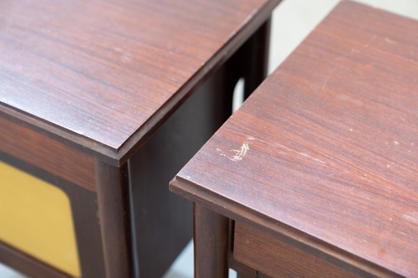 Rosewood Console Tables, 1970s, Set of 2-KNM-863155